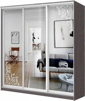 Шкаф-купе ХИТ 24-18-656 ОРНАМЕНТ в Нижнем Тагиле - nizhniy-tagil.mebel24.online | фото