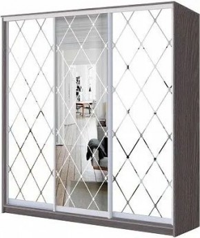 Шкаф-купе ХИТ 24-20/2-666 РОМБ БОЛЬШОЙ МАТОВЫЙ в Нижнем Тагиле - nizhniy-tagil.mebel24.online | фото