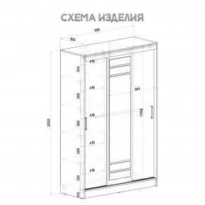 Шкаф-купе Тео ШКК-02 (ясень белый) в Нижнем Тагиле - nizhniy-tagil.mebel24.online | фото 6