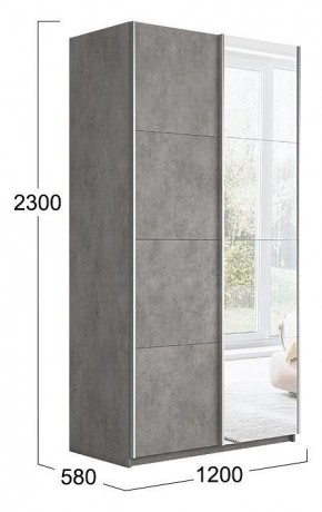 Шкаф-купе Траст СШК 2.120.60-11.13 в Нижнем Тагиле - nizhniy-tagil.mebel24.online | фото 3