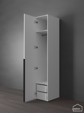 Шкаф Linnea MHR-1-3 2050х400х510 (Белый-М 11.1.2) в Нижнем Тагиле - nizhniy-tagil.mebel24.online | фото 5