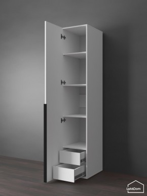 Шкаф Linnea MHR-1-3 2050х400х510 (Белый-М 11.1.2) в Нижнем Тагиле - nizhniy-tagil.mebel24.online | фото 6