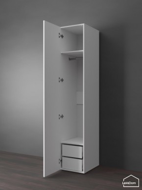 Шкаф Linnea MHR-1PO-3 2050х400х510 (Белый-М 11.1.1) в Нижнем Тагиле - nizhniy-tagil.mebel24.online | фото 4