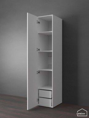 Шкаф Linnea MHR-1PO-4 2050х400х510 (Белый-М 11.1.1) в Нижнем Тагиле - nizhniy-tagil.mebel24.online | фото 5