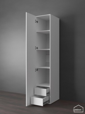 Шкаф Linnea MHR-1PO-4 2050х400х510 (Белый-М 11.1.2) в Нижнем Тагиле - nizhniy-tagil.mebel24.online | фото 4