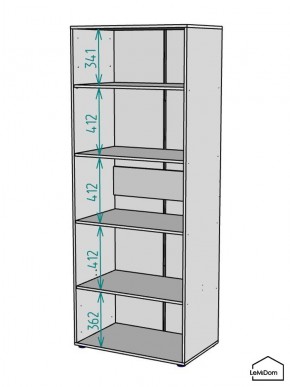 Шкаф Linnea MHR-2PO-2 2050х800х510 (Белый-М 11.1.1) в Нижнем Тагиле - nizhniy-tagil.mebel24.online | фото 3
