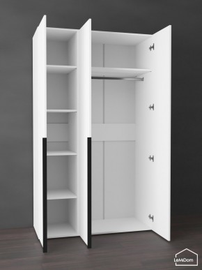 Шкаф Linnea MHR-3-1 2050х1200х510 (Белый-М 11.1.1) в Нижнем Тагиле - nizhniy-tagil.mebel24.online | фото 4