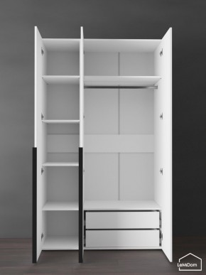 Шкаф Linnea MHR-3-2 2050х1200х510 (Белый-М 11.1.1) в Нижнем Тагиле - nizhniy-tagil.mebel24.online | фото 5