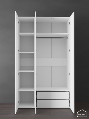 Шкаф Linnea MHR-3PO-2 2050х1200х510 (Белый-М 11.1.2) в Нижнем Тагиле - nizhniy-tagil.mebel24.online | фото 6