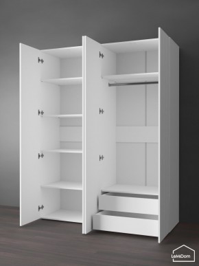 Шкаф Linnea MHR-4PO-2 2050х1600х510 (Белый-М 11.1.1) в Нижнем Тагиле - nizhniy-tagil.mebel24.online | фото 6