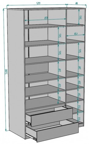 Шкаф Мальта H219 в Нижнем Тагиле - nizhniy-tagil.mebel24.online | фото 2