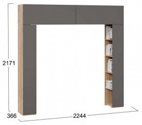 Шкаф навесной Порто СМ-393.21.022 в Нижнем Тагиле - nizhniy-tagil.mebel24.online | фото 3