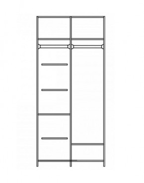 Шкаф Нинель ММ-167-01/03 в Нижнем Тагиле - nizhniy-tagil.mebel24.online | фото 3