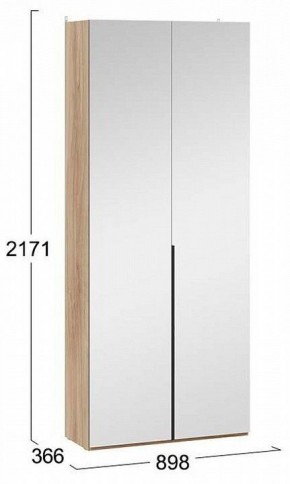 Шкаф платяной Порто СМ-393.07.224 в Нижнем Тагиле - nizhniy-tagil.mebel24.online | фото 4