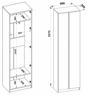 Шкаф платяной ШО-4 в Нижнем Тагиле - nizhniy-tagil.mebel24.online | фото