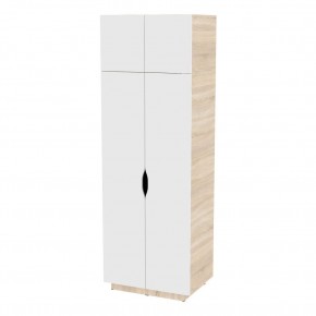 Шкаф "Аврора (H37)" (ДСС-Белый) в Нижнем Тагиле - nizhniy-tagil.mebel24.online | фото