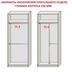 Шкаф распашной серия «ЗЕВС» (PL3/С1/PL2) Серый камень/Небраска натуральный в Нижнем Тагиле - nizhniy-tagil.mebel24.online | фото 10