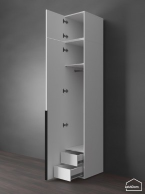 Шкаф с антресолью Linnea MHR-1A-3 2450х400х510 (Белый-М 11.1.2) в Нижнем Тагиле - nizhniy-tagil.mebel24.online | фото 6