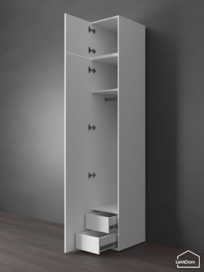 Шкаф с антресолью Linnea MHR-1POA-3 2450х400х510 (Белый-М 11.1.2) в Нижнем Тагиле - nizhniy-tagil.mebel24.online | фото 6
