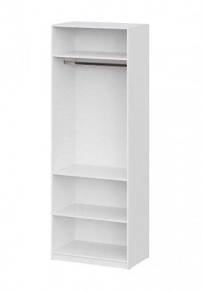 Шкаф ШК-5 + 2 полки (800) Белый текстурный в Нижнем Тагиле - nizhniy-tagil.mebel24.online | фото 3