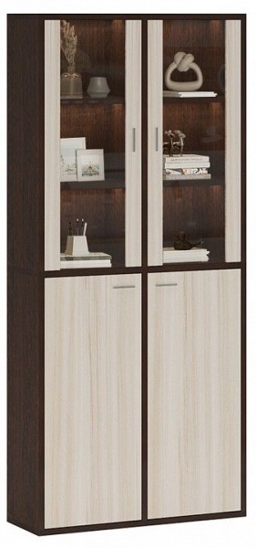 Шкаф-витрина Домино СУ(ш2в2)+2ФС+2ФГ в Нижнем Тагиле - nizhniy-tagil.mebel24.online | фото 2