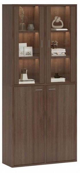 Шкаф-витрина Домино СУ(ш2в2)+2ФС+2ФГ в Нижнем Тагиле - nizhniy-tagil.mebel24.online | фото 2