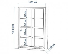 Шкаф-витрина Нобиле ШВтН ФСД-ФСД в Нижнем Тагиле - nizhniy-tagil.mebel24.online | фото 2