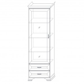 Шкаф-витрина Сиена в Нижнем Тагиле - nizhniy-tagil.mebel24.online | фото 6