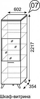 Шкаф-витрина София 7 в Нижнем Тагиле - nizhniy-tagil.mebel24.online | фото 3