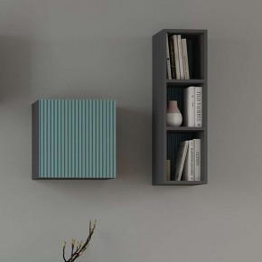 Сириния Куб 2 серый графит/МДФ бриз в Нижнем Тагиле - nizhniy-tagil.mebel24.online | фото 3