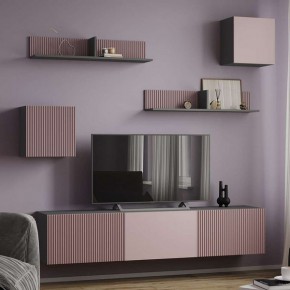 Сириния Куб 2 серый графит/МДФ пудра в Нижнем Тагиле - nizhniy-tagil.mebel24.online | фото 3