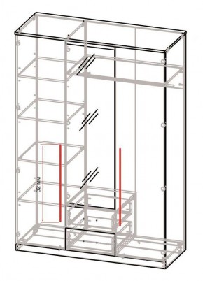 Спальный гарнитур Роксана (модульный) ЯШС в Нижнем Тагиле - nizhniy-tagil.mebel24.online | фото 5