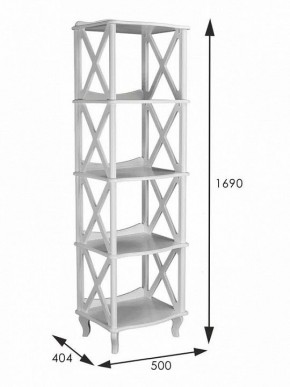 Стеллаж Джульетта 4 в Нижнем Тагиле - nizhniy-tagil.mebel24.online | фото