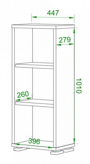 Стеллаж Домино нельсон ПУ-10-1 в Нижнем Тагиле - nizhniy-tagil.mebel24.online | фото 2