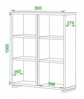 Стеллаж Домино нельсон ПУ-50-1 в Нижнем Тагиле - nizhniy-tagil.mebel24.online | фото 2