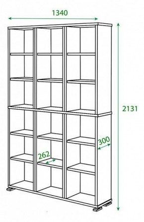 Стеллаж Домино ПУ-40-1 в Нижнем Тагиле - nizhniy-tagil.mebel24.online | фото 2