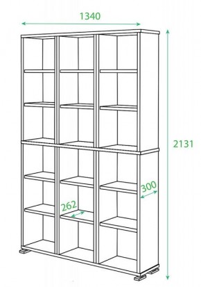 Стеллаж Домино ПУ-40-Ш в Нижнем Тагиле - nizhniy-tagil.mebel24.online | фото 2