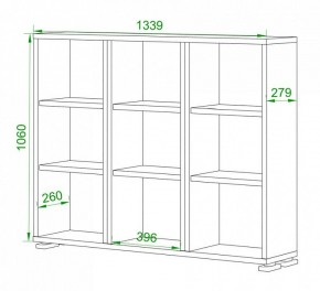 Стеллаж Домино ПУ-60-1 в Нижнем Тагиле - nizhniy-tagil.mebel24.online | фото 2