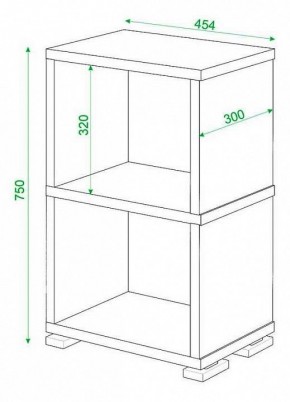 Стеллаж Домино СБ-15/2 в Нижнем Тагиле - nizhniy-tagil.mebel24.online | фото 2