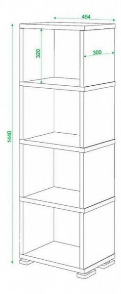 Стеллаж Домино СБ-15/4 в Нижнем Тагиле - nizhniy-tagil.mebel24.online | фото 3
