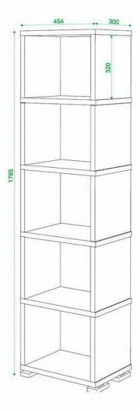 Стеллаж Домино СБ-15/5 в Нижнем Тагиле - nizhniy-tagil.mebel24.online | фото 3