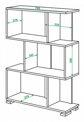 Стеллаж Домино СЛ-5-3 в Нижнем Тагиле - nizhniy-tagil.mebel24.online | фото 2