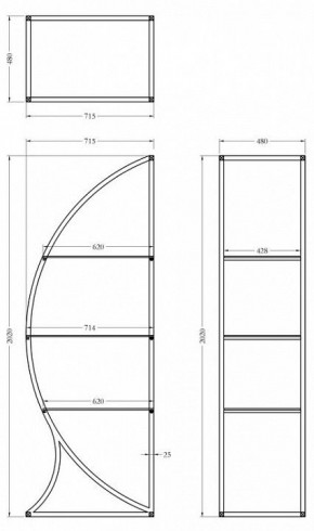Стеллаж KFG087 в Нижнем Тагиле - nizhniy-tagil.mebel24.online | фото 6