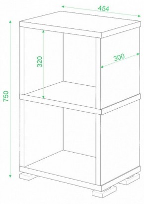 Стеллаж-колонка Домино СБ-15/2 в Нижнем Тагиле - nizhniy-tagil.mebel24.online | фото 2