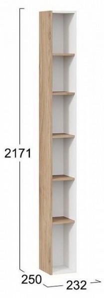 Стеллаж-колонка Порто ТД-393.07.25 в Нижнем Тагиле - nizhniy-tagil.mebel24.online | фото 5
