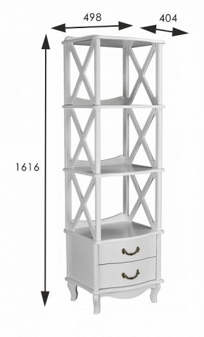 Стеллаж комбинированный Джульетта 3 в Нижнем Тагиле - nizhniy-tagil.mebel24.online | фото 4