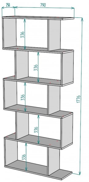 Стеллаж S50 в Нижнем Тагиле - nizhniy-tagil.mebel24.online | фото 2