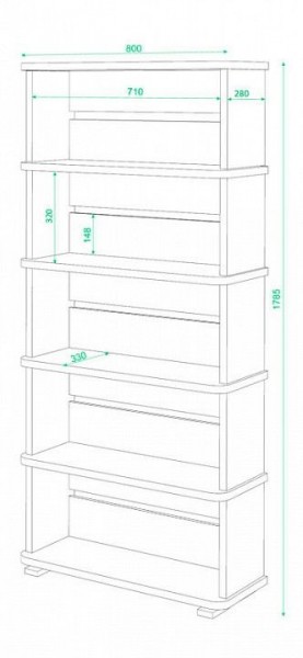 Стеллаж СБ-25/5 в Нижнем Тагиле - nizhniy-tagil.mebel24.online | фото 2