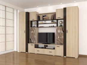 Стенка Оскар-18-1 дуб сонома-венге в Нижнем Тагиле - nizhniy-tagil.mebel24.online | фото