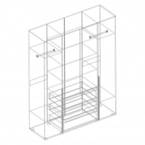 СТИЛ Шкаф 4-ств с 3 ящиками в Нижнем Тагиле - nizhniy-tagil.mebel24.online | фото 2